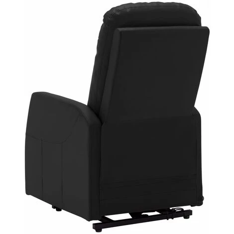 TRUE DEAL Fauteuil Inclinable Noir Similicuir 7 TRUE DEAL Fauteuil Inclinable Noir Similicuir – Image 5