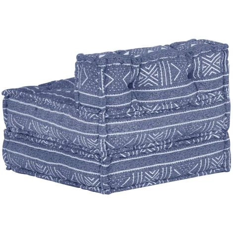 ASUPERMALL Pouf Modulaire Indigo Tissu 6 ASUPERMALL Pouf Modulaire Indigo Tissu – Image 4