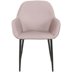 THE HOME DECO FACTORY Fauteuil Velours Cotele Giulia Rose Home Deco Factory 9 THE HOME DECO FACTORY Fauteuil Velours Cotele Giulia Rose Home Deco Factory -Pas Cher Fauteuil Magasin 31558545 3