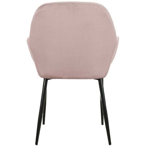 THE HOME DECO FACTORY Fauteuil Velours Cotele Giulia Rose Home Deco Factory 7 THE HOME DECO FACTORY Fauteuil Velours Cotele Giulia Rose Home Deco Factory – Image 5