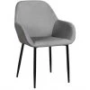 THE HOME DECO FACTORY Fauteuil Velours Cotele Giulia Gris Home Deco Factory 2 THE HOME DECO FACTORY Fauteuil Velours Cotele Giulia Gris Home Deco Factory -Pas Cher Fauteuil Magasin 31558547 1