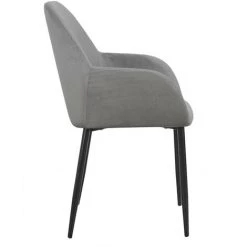 THE HOME DECO FACTORY Fauteuil Velours Cotele Giulia Gris Home Deco Factory 10 THE HOME DECO FACTORY Fauteuil Velours Cotele Giulia Gris Home Deco Factory -Pas Cher Fauteuil Magasin 31558547 4
