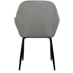THE HOME DECO FACTORY Lot De 2 Fauteuils Velours Côtelé Giulia Gris Home Deco Factory 11 THE HOME DECO FACTORY Lot De 2 Fauteuils Velours Côtelé Giulia Gris Home Deco Factory -Pas Cher Fauteuil Magasin 31558557 5