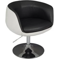 THE HOME DECO FACTORY Fauteuil Tommy Bicolore Home Deco Factory -Pas Cher Fauteuil Magasin 31770517 2