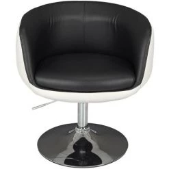 THE HOME DECO FACTORY Fauteuil Tommy Bicolore Home Deco Factory -Pas Cher Fauteuil Magasin 31770517 3
