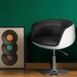 THE HOME DECO FACTORY Fauteuil Tommy Bicolore Home Deco Factory -Pas Cher Fauteuil Magasin 31770517 4