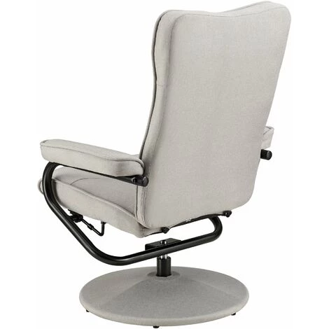 HELLOSHOP26 Fauteuil Relaxant TV Avec Repose-pieds Siège De Détente 108 Cm Beige - Beige 6 HELLOSHOP26 Fauteuil Relaxant TV Avec Repose-pieds Siège De Détente 108 Cm Beige - Beige – Image 4