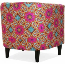 Versa Aubrey Fauteuil Pour Salon, Canapé Confortable, 62x60x62cm - Rose -Pas Cher Fauteuil Magasin 32076757 3