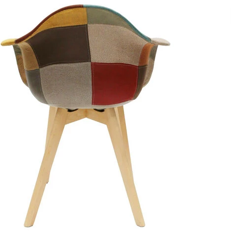 THE HOME DECO FACTORY Fauteuil Patchwork Louisiane Home Deco Factory 6 THE HOME DECO FACTORY Fauteuil Patchwork Louisiane Home Deco Factory – Image 4