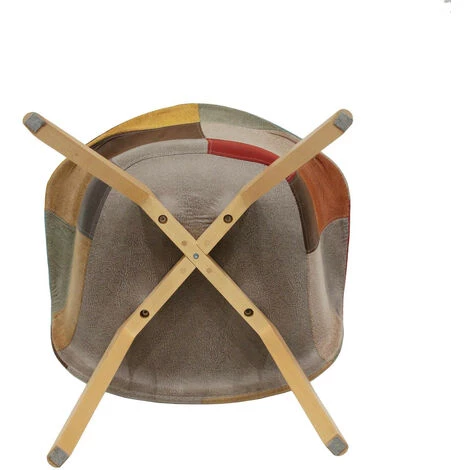 THE HOME DECO FACTORY Fauteuil Patchwork Louisiane Home Deco Factory 7 THE HOME DECO FACTORY Fauteuil Patchwork Louisiane Home Deco Factory – Image 5