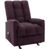 Fauteuil De Massage Inclinable Tissu Violet VidaXL 1 Fauteuil De Massage Inclinable Tissu Violet VidaXL -Pas Cher Fauteuil Magasin 32758727 1