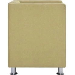 HELLOSHOP26 Fauteuil Chaise Siège Lounge Design Club Sofa Salon Cube Vert Polyester - Vert 11 HELLOSHOP26 Fauteuil Chaise Siège Lounge Design Club Sofa Salon Cube Vert Polyester - Vert -Pas Cher Fauteuil Magasin 32935580 5