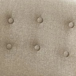 VASAGLE Fauteuil, Chaise D’appoint En Tissu, Siège Avec Assise Rembourré, Pieds En Bois Massif, Pour Salon, Salle à Manger, Chambre D'amis, Bureau, Beige Par SONGMICS LAC005M01 10 VASAGLE Fauteuil, Chaise D’appoint En Tissu, Siège Avec Assise Rembourré, Pieds En Bois Massif, Pour Salon, Salle à Manger, Chambre D'amis, Bureau, Beige Par SONGMICS LAC005M01 -Pas Cher Fauteuil Magasin 33016403 4