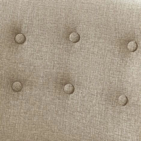 VASAGLE Fauteuil, Chaise D’appoint En Tissu, Siège Avec Assise Rembourré, Pieds En Bois Massif, Pour Salon, Salle à Manger, Chambre D'amis, Bureau, Beige Par SONGMICS LAC005M01 6 VASAGLE Fauteuil, Chaise D’appoint En Tissu, Siège Avec Assise Rembourré, Pieds En Bois Massif, Pour Salon, Salle à Manger, Chambre D'amis, Bureau, Beige Par SONGMICS LAC005M01 – Image 4