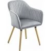 HELLOSHOP26 Fauteuil Lounge Chaise Rembourrée Avec Accoudoirs 83 Cm Gris - Gris