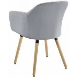 HELLOSHOP26 Fauteuil Lounge Chaise Rembourrée Avec Accoudoirs 83 Cm Gris - Gris -Pas Cher Fauteuil Magasin 33029507 4