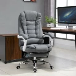 MH Fauteuil De Bureau Lylson Inclinable Gris 8 MH Fauteuil De Bureau Lylson Inclinable Gris -Pas Cher Fauteuil Magasin 33195851 2
