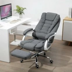 MH Fauteuil De Bureau Lylson Inclinable Gris 10 MH Fauteuil De Bureau Lylson Inclinable Gris -Pas Cher Fauteuil Magasin 33195851 4