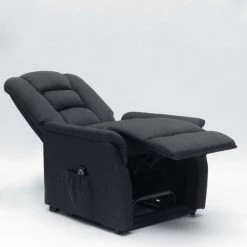 LE ROI DU RELAX Fauteuil électrique Pour Personnes âgéesdoubles Moteurs Emma Plus | Couleur: Noir -Pas Cher Fauteuil Magasin 33494801 5