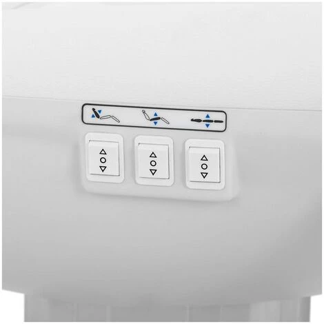 PHYSA Fauteuil Esthétique Cosmétique Table De Massage Lit Électrique 3 Moteurs Blanc - Gris, Blanc 4 PHYSA Fauteuil Esthétique Cosmétique Table De Massage Lit Électrique 3 Moteurs Blanc - Gris, Blanc – Image 2