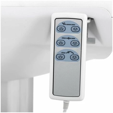 PHYSA Fauteuil Esthétique Cosmétique Table De Massage Lit Électrique 3 Moteurs Blanc - Gris, Blanc 5 PHYSA Fauteuil Esthétique Cosmétique Table De Massage Lit Électrique 3 Moteurs Blanc - Gris, Blanc – Image 3