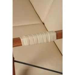 AUBRY GASPARD Fauteuil En Bois De Suar Massif Et Métal Beige - Beige 9 AUBRY GASPARD Fauteuil En Bois De Suar Massif Et Métal Beige - Beige -Pas Cher Fauteuil Magasin 3358811 4