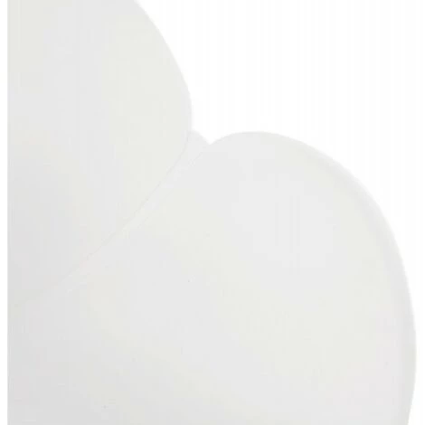 Paris Prix - Fauteuil Design "zia" 87cm Blanc 7 Paris Prix - Fauteuil Design "zia" 87cm Blanc – Image 5