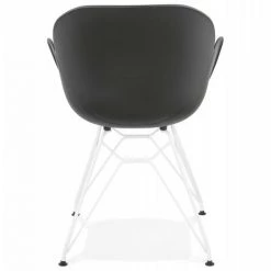 Paris Prix - Fauteuil Design "calypso" 85cm Noir 10 Paris Prix - Fauteuil Design "calypso" 85cm Noir -Pas Cher Fauteuil Magasin 33653742 4