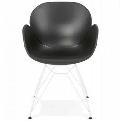 Paris Prix - Fauteuil Design "calypso" 85cm Noir 11 Paris Prix - Fauteuil Design "calypso" 85cm Noir -Pas Cher Fauteuil Magasin 33653742 5