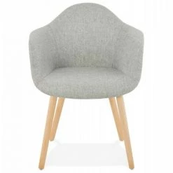 Paris Prix - Fauteuil Scandinave "fidji" 80cm Gris 11 Paris Prix - Fauteuil Scandinave "fidji" 80cm Gris -Pas Cher Fauteuil Magasin 33653783 5