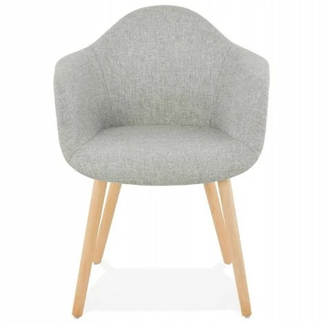 Paris Prix - Fauteuil Scandinave "fidji" 80cm Gris 7 Paris Prix - Fauteuil Scandinave "fidji" 80cm Gris – Image 5