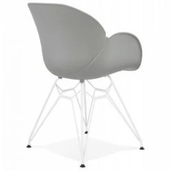 Paris Prix - Fauteuil Design "calypso" 85cm Gris 9 Paris Prix - Fauteuil Design "calypso" 85cm Gris -Pas Cher Fauteuil Magasin 33654040 3