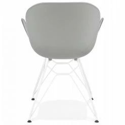 Paris Prix - Fauteuil Design "calypso" 85cm Gris 10 Paris Prix - Fauteuil Design "calypso" 85cm Gris -Pas Cher Fauteuil Magasin 33654040 4