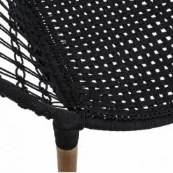 ATMOSPHERA, CRŽATEUR D'INTŽRIEUR Lot De 2 Fauteuils Design "Manguier" 90cm Noir -Pas Cher Fauteuil Magasin 33662231 4