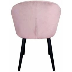 Paris Prix - Fauteuil Design En Velours "glany" 81cm Rose -Pas Cher Fauteuil Magasin 33662572 4