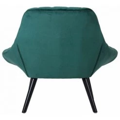 Paris Prix - Fauteuil Scandinave En Velours "johan" 102cm Vert 9 Paris Prix - Fauteuil Scandinave En Velours "johan" 102cm Vert -Pas Cher Fauteuil Magasin 33662964 4
