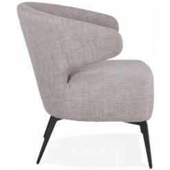 Paris Prix - Fauteuil Design Lounge En Tissu "vinon" 72cm Gris 9 Paris Prix - Fauteuil Design Lounge En Tissu "vinon" 72cm Gris -Pas Cher Fauteuil Magasin 33663151 3