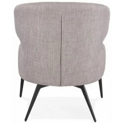 Paris Prix - Fauteuil Design Lounge En Tissu "vinon" 72cm Gris 11 Paris Prix - Fauteuil Design Lounge En Tissu "vinon" 72cm Gris -Pas Cher Fauteuil Magasin 33663151 5