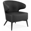 Paris Prix - Fauteuil Design Lounge "dorla" 72cm Noir 2 Paris Prix - Fauteuil Design Lounge "dorla" 72cm Noir -Pas Cher Fauteuil Magasin 33663159 1