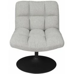 Paris Prix - Fauteuil Pivotant Design "anton" 89cm Gris -Pas Cher Fauteuil Magasin 33680632 2
