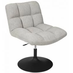 Paris Prix - Fauteuil Pivotant Design "anton" 89cm Gris -Pas Cher Fauteuil Magasin 33680632 5