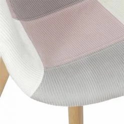 Paris Prix - Lot De 2 Fauteuils Patchwork "style" 86cm Rose 11 Paris Prix - Lot De 2 Fauteuils Patchwork "style" 86cm Rose -Pas Cher Fauteuil Magasin 33681320 5