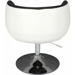 Paris Prix - Fauteuil Design "tommy" 80cm Noir & Blanc 10 Paris Prix - Fauteuil Design "tommy" 80cm Noir & Blanc -Pas Cher Fauteuil Magasin 33681527 4