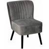 ALTOBUY MATILA - Fauteuil Gris Piètement Laqué Noir - Gris 2 ALTOBUY MATILA - Fauteuil Gris Piètement Laqué Noir - Gris -Pas Cher Fauteuil Magasin 33914742 1