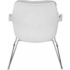 ALTOBUY LOUNGE - Fauteuil Incliné Gris Coque Blanche - Gris -Pas Cher Fauteuil Magasin 33997832 4