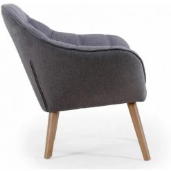 Paris Prix - Fauteuil Scandinave Matelassé "taon" 83cm Gris -Pas Cher Fauteuil Magasin 34055698 4