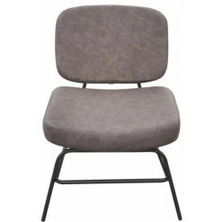 Paris Prix - Fauteuil Design "detroit" 74cm Gris -Pas Cher Fauteuil Magasin 34160028 3