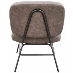 Paris Prix - Fauteuil Design "detroit" 74cm Gris -Pas Cher Fauteuil Magasin 34160028 4