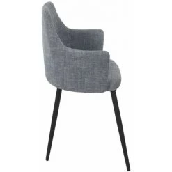 Paris Prix - Lot De 2 Fauteuils Design "aberdeen" 87cm Gris -Pas Cher Fauteuil Magasin 34348733 3