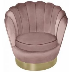 Paris Prix - Fauteuil Pivotant Design "jhoua" 80cm Rose 8 Paris Prix - Fauteuil Pivotant Design "jhoua" 80cm Rose -Pas Cher Fauteuil Magasin 34698586 2